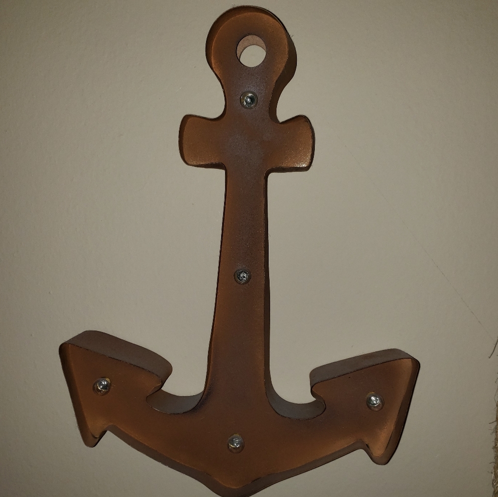 Anchor Light Up Wall Decor